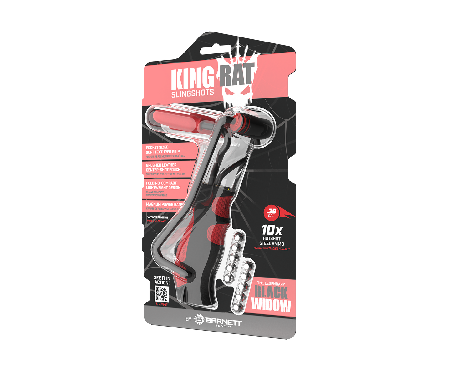 King Rat Slingshots Black Widow™