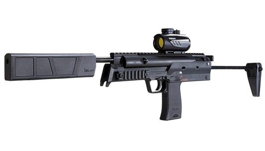 HK MP7 .177 - BLACK DISPARO