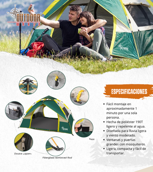 Tienda de acampar Outdoor World