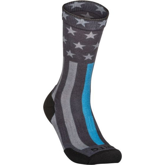 SOCK & AWE CREW THIN BLUE LINE #10041AA