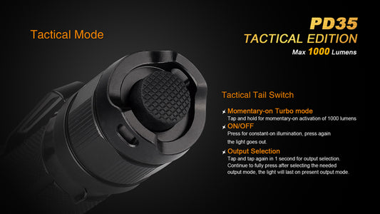 PD35 TACTICAL EDITION 1000 LUMENES