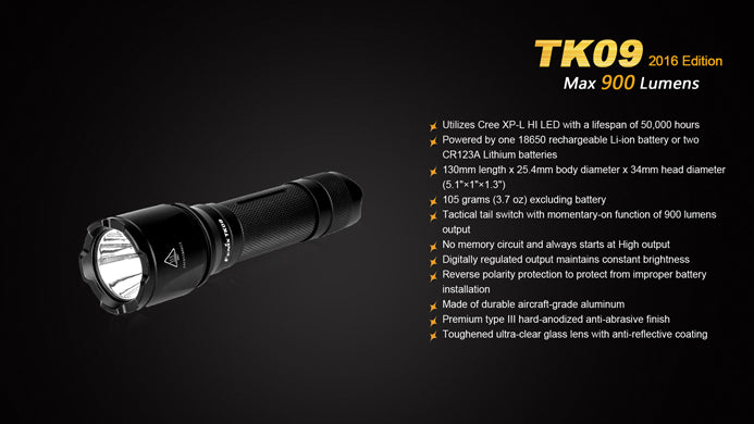 TK09 900 LUMENES