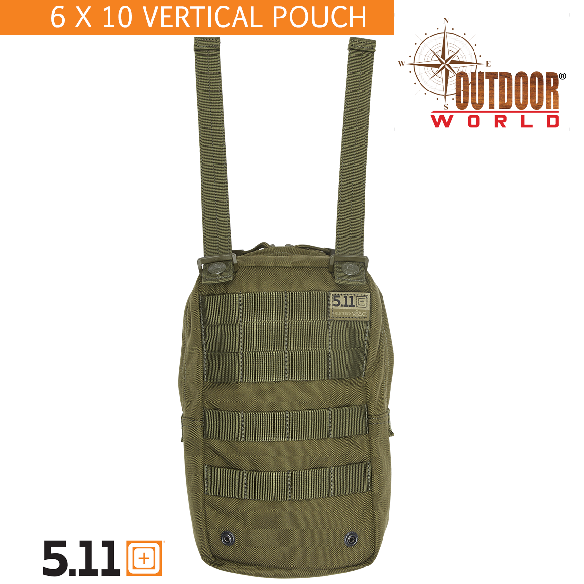 5.11 Tactical #58717 Compartimiento Vertical 6x10"