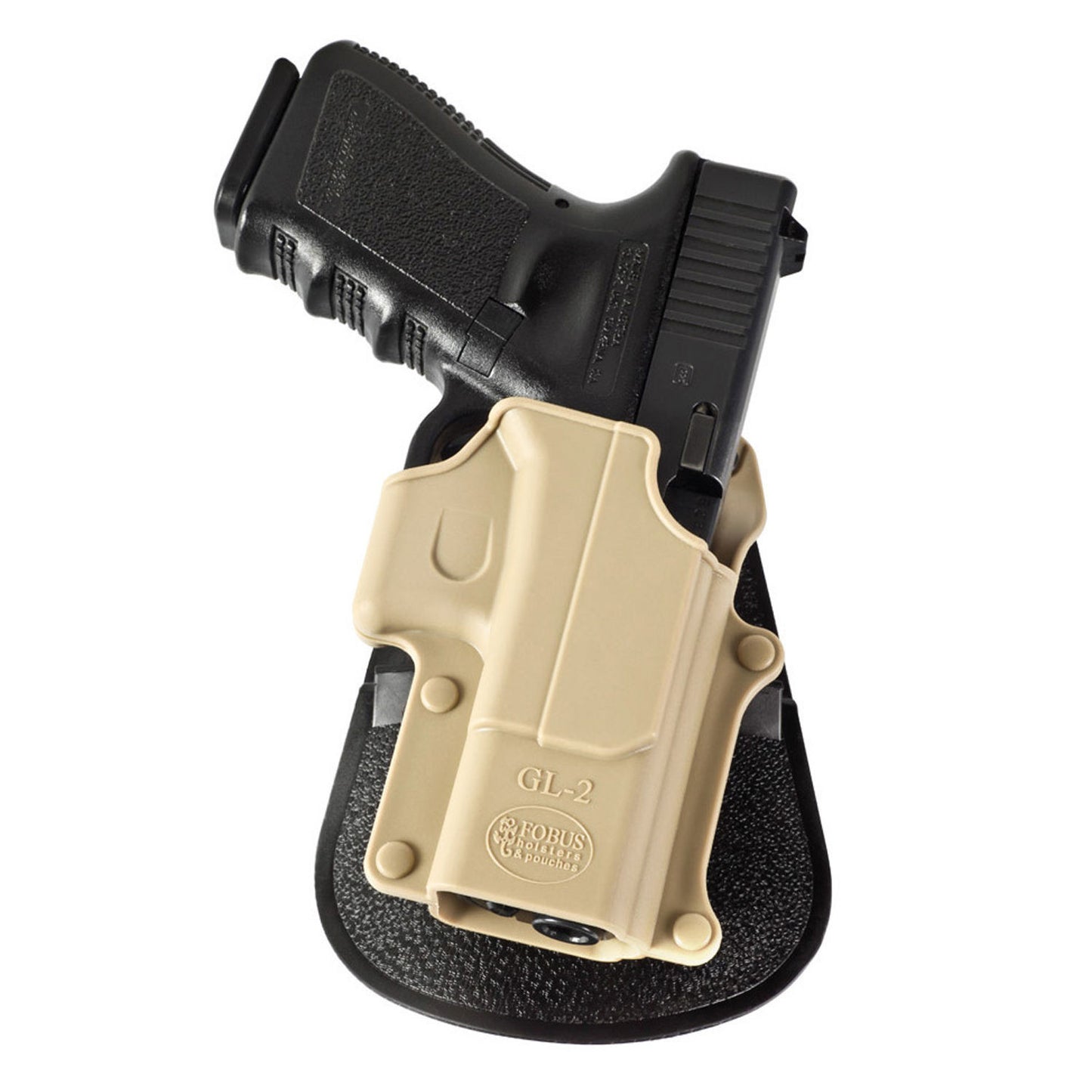 FOBUS 6900K Paddle khaki colored Double Magazine Pouch for Glock double-Stack 9mm Magazine