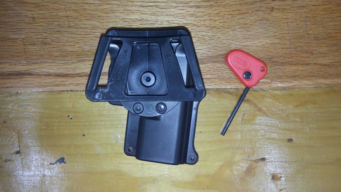 Fobus #GL-2 LH BH RT Left hand Belt Rotating Holster for Glock 17/19