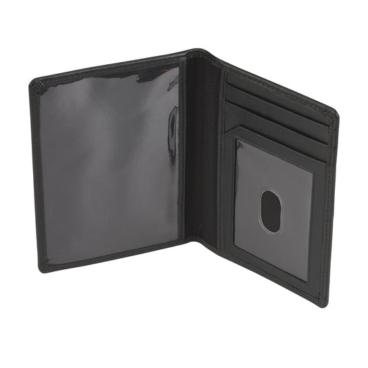 RFID-BLOCKING LEATHER PASSPORT WALLET #933BLK