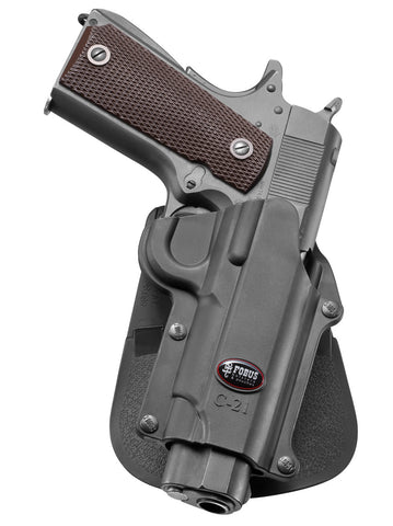 C-21 Paddle Holster for Most 1911 Style Pistol, 4&5" Without Rails