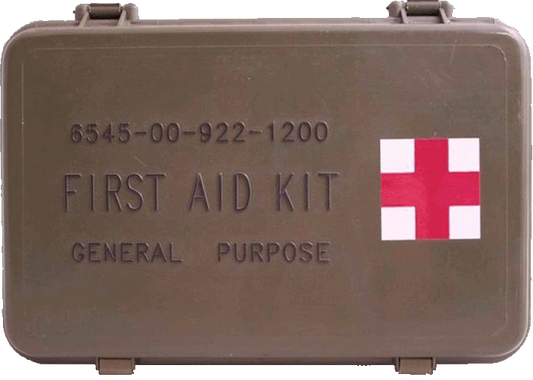 General Purpose First Aid Kit (Military Issued Case)