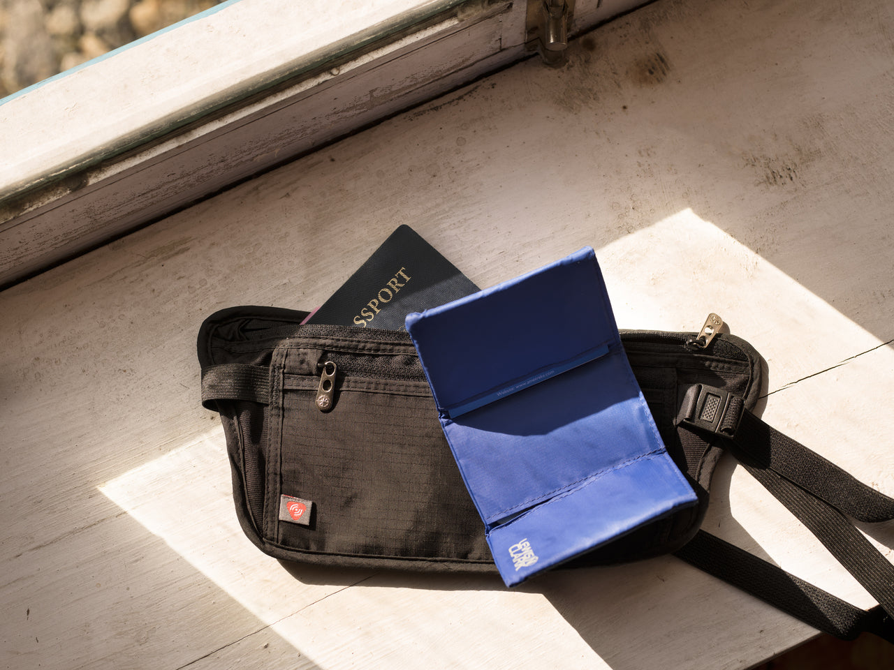 RFID-BLOCKING WAIST STASH #1268BLK