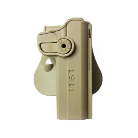 IMI-Z1030 - Polymer retention Roto Holster for 1911 Variants with and without rails, 5"