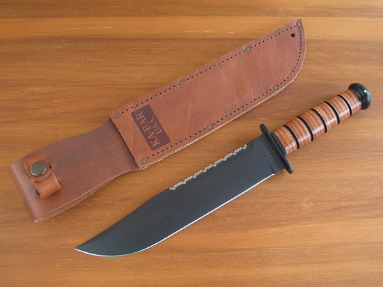 KA-BAR 2217 Big Brother Knife with Leather Handle
