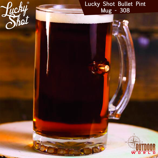 LSBPM-308 / Lucky Shot Bullet Pint Mug - 308