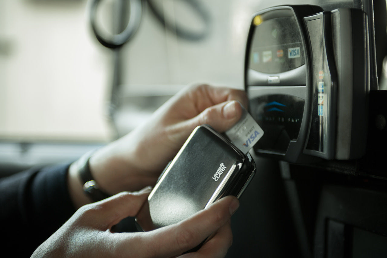 RFID-BLOCKING ALUMINUM WALLET #1201