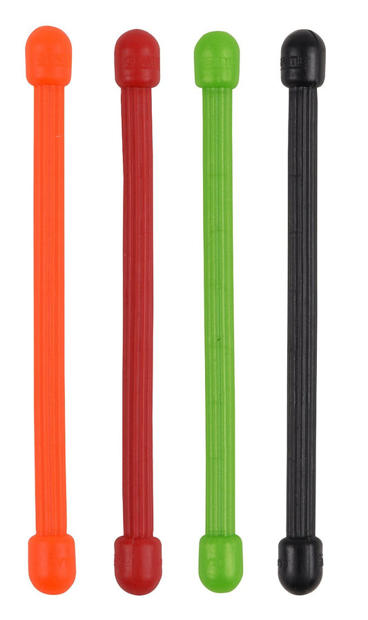 Nite Ize GT3-4PK-A1 Gear Tie Reusable 3-Inch Rubber Twist Tie, Assorted Colors
