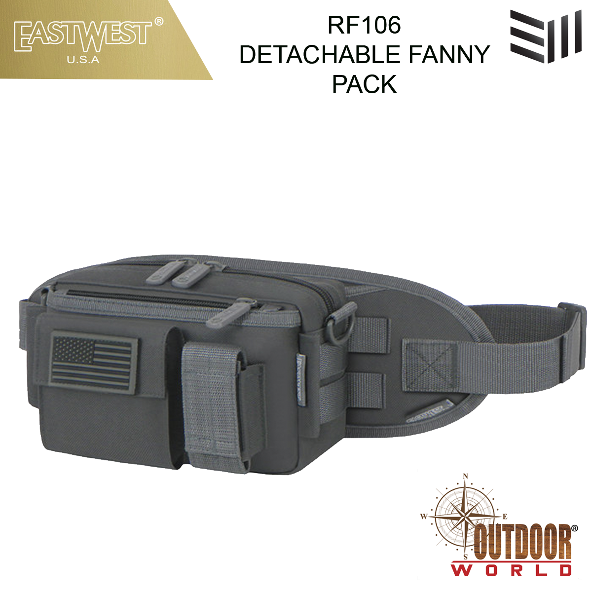 RF106 DETACHABLE FANNY PACK