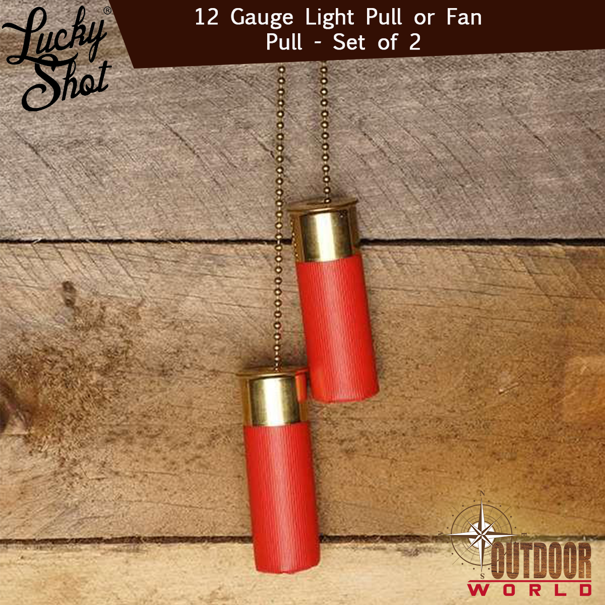 LSLP-12 / 12 Gauge Light Pull or Fan Pull - Set of 2