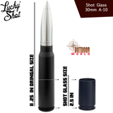 SH30-BKBP / Shot Glass - 30mm A-10 - Black - Blister Pack