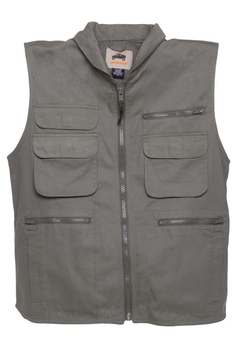 HUMVEE #HMV-VR-OD Ranger Vest with Hideaway Hood