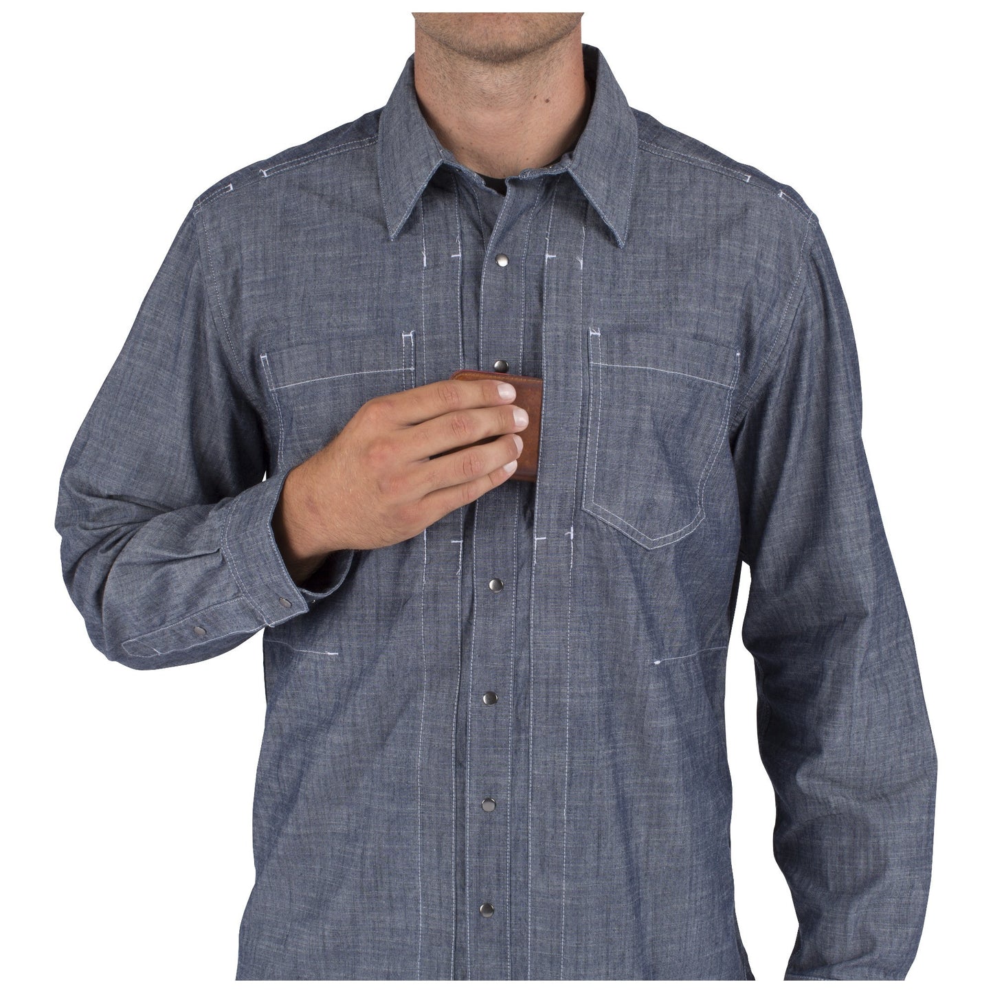 #72403 CHAMBRAY SHIRT INDIGO
