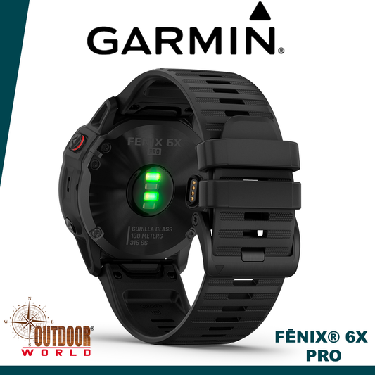 Fēnix® 6X Pro, Black with Black Band 010-02157-00
