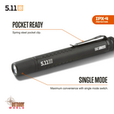 5.11 EDC PL 2AAA FLASHLIGHT - #53380