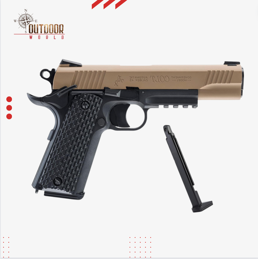 Colt M45 CQBP Blowback .177 BB Pistola de aire disparo