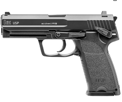 H&K USP CO2 BB PISTOL - BLACK DISPARO