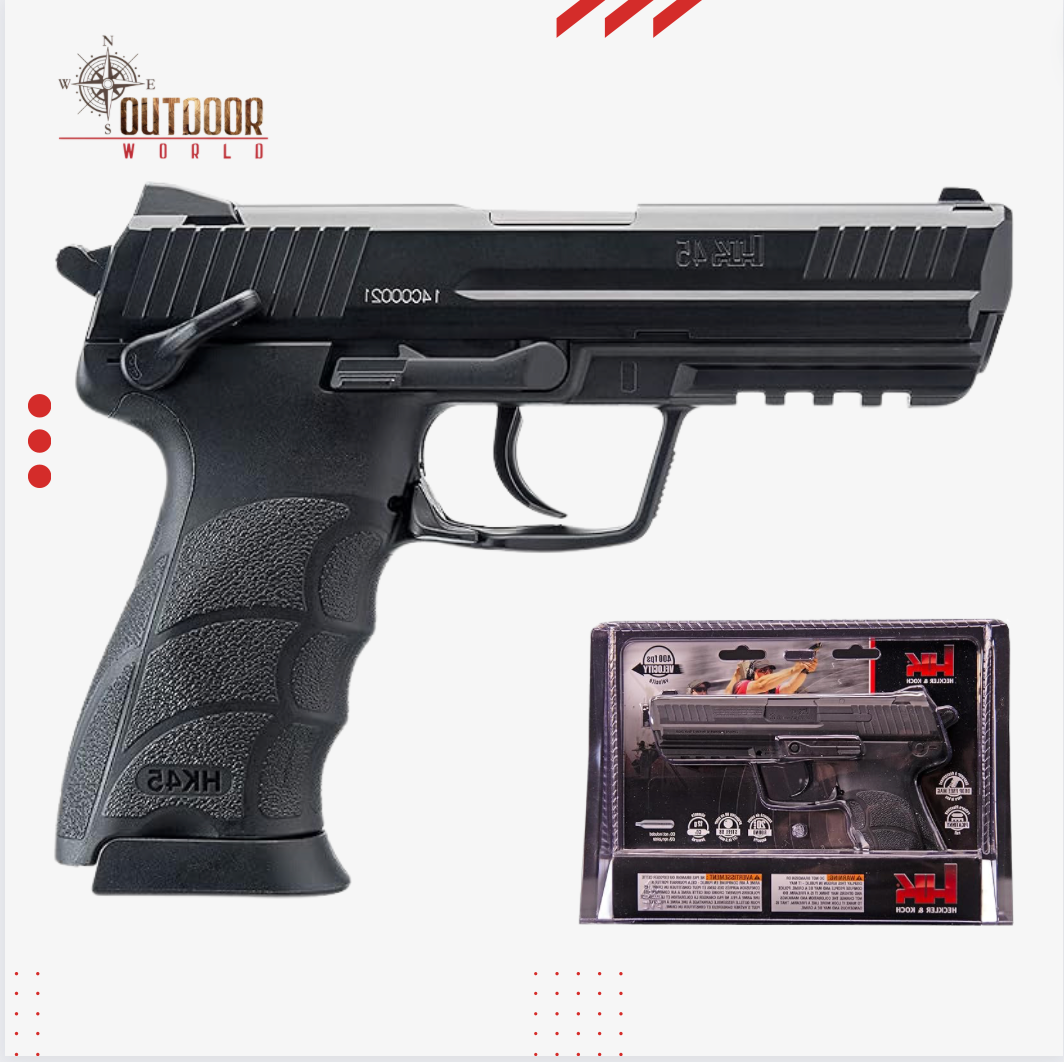 HK45 C02 .177 BLACK DISPARO