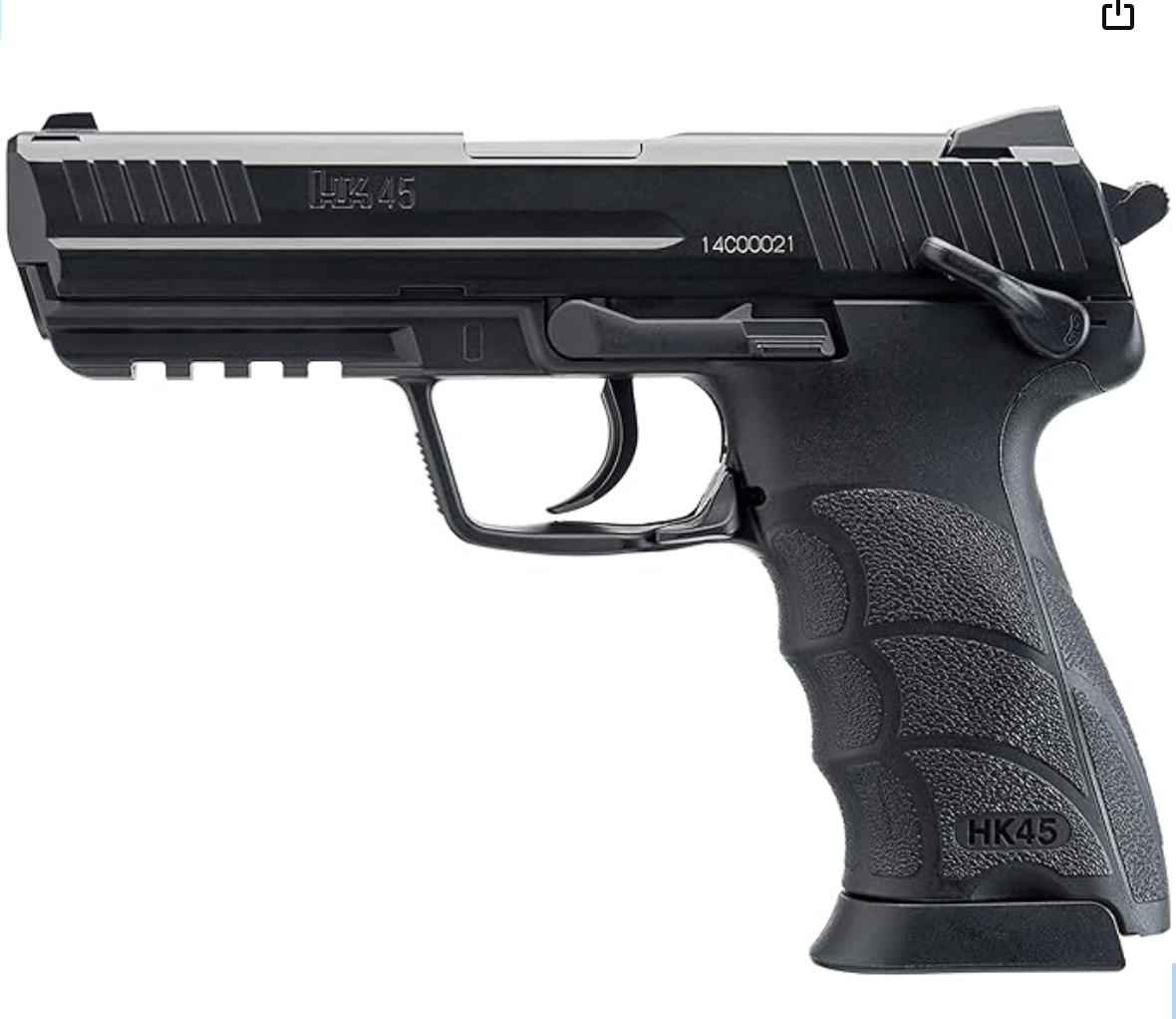 HK45 C02 .177 BLACK DISPARO