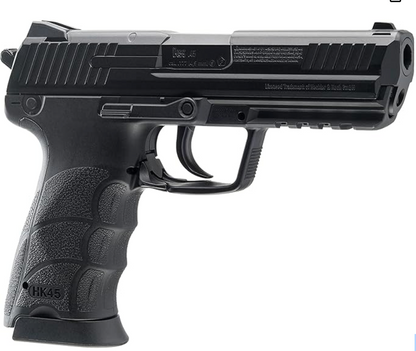 HK45 C02 .177 BLACK DISPARO