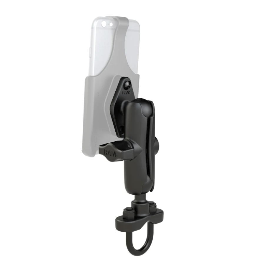 RAM® Handlebar U-Bolt Double Ball Mount - B Size Medium