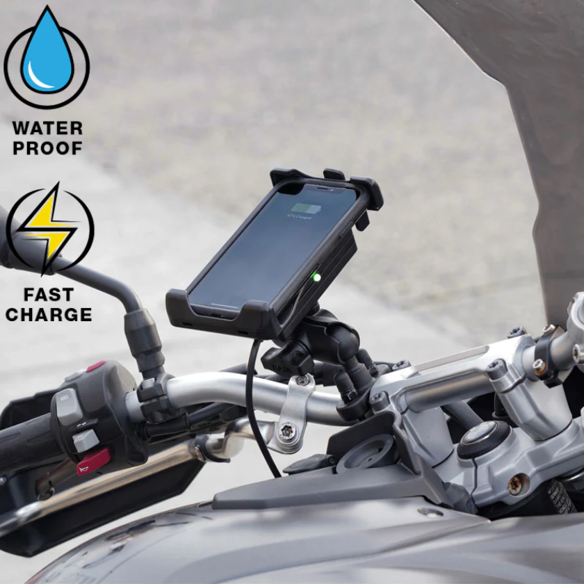 RAM® Quick-Grip™ 15W Waterproof Wireless Charging Holder with Charger