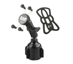 RAM® X-Grip® Phone Mount with RAM® Stubby™ Cup Holder Base