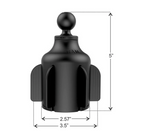 RAM® X-Grip® Phone Mount with RAM® Stubby™ Cup Holder Base
