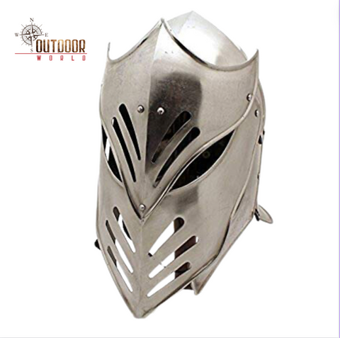 Medieval Warrior Steel Armageddon Helmet w/Leather Liner