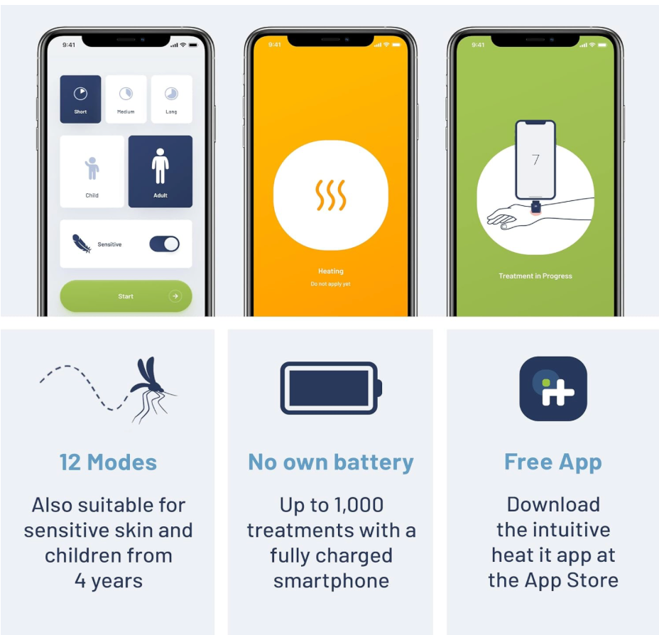 Heat It  Sanador de picaduras