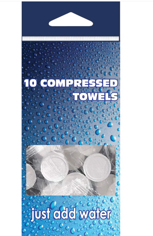 10 Compressed Towels