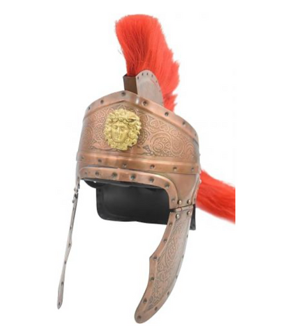 Casco de la Guardia de la Reina Romana de Guerrero Medieval