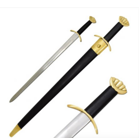 Medieval Warrior Handmade Viking Real Sword Savage Brass Collector Tempered High Sword TC-60269