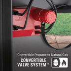 Revolution Dual Fuel 2-in-1 Combination 45,000 BTU 3-Burner Gas Grill and Charcoal Kettle Grill