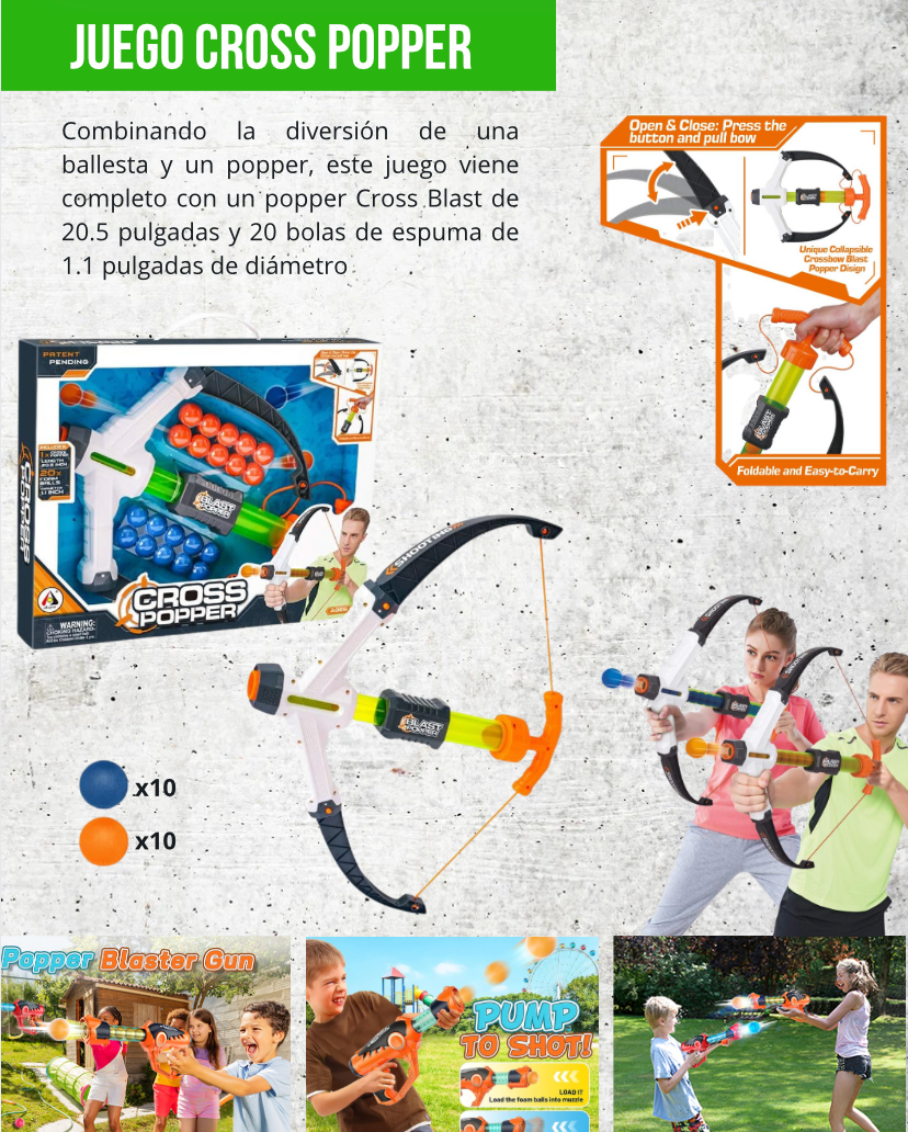 BLAST POPPER SET (W/20 EVA BALLS)