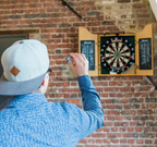 Juego de Diana magnética de 16 pulgadas con 6 dardos