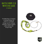 Breakthrough Clean Technologies Handgun Battle Rope 2.0 w/ EVA Case, .22 Caliber, Multi-Color