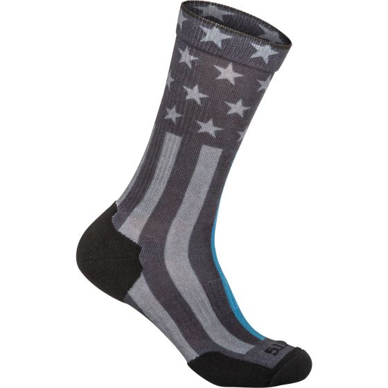 SOCK & AWE CREW THIN BLUE LINE #10041AA