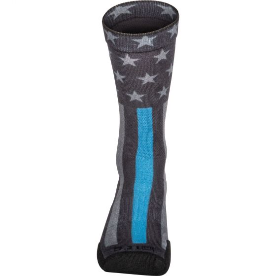 SOCK & AWE CREW THIN BLUE LINE #10041AA
