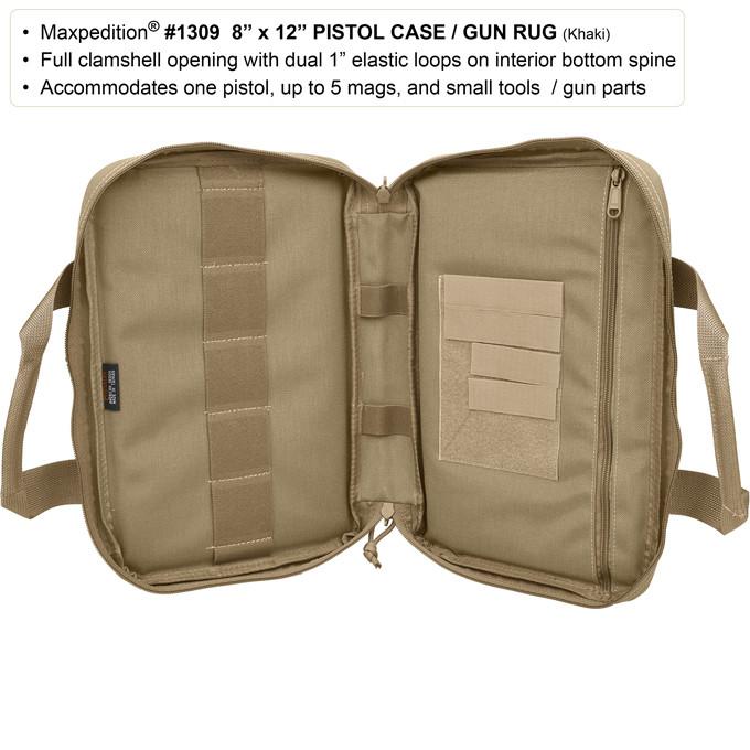 8" x 12" Padded Pistol Case/Gun Rug #1309B