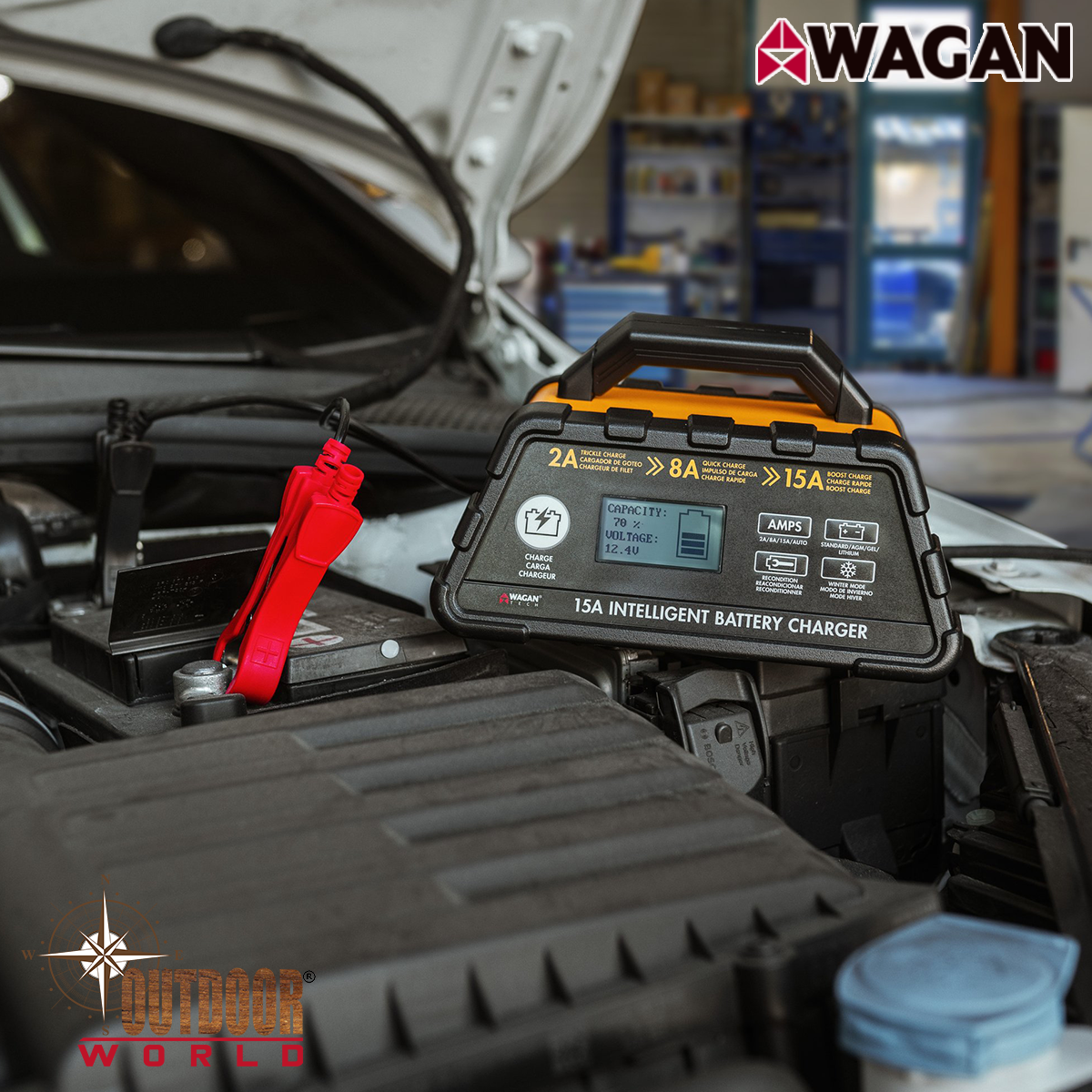 #7407 - 15A Intelligent Battery Charger