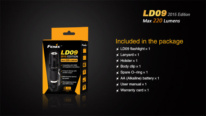 LD09 FENIX 220 LUMENES