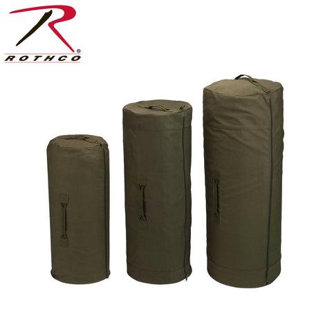 Rothco Canvas Duffle Bag w/ Side Zipper #3479