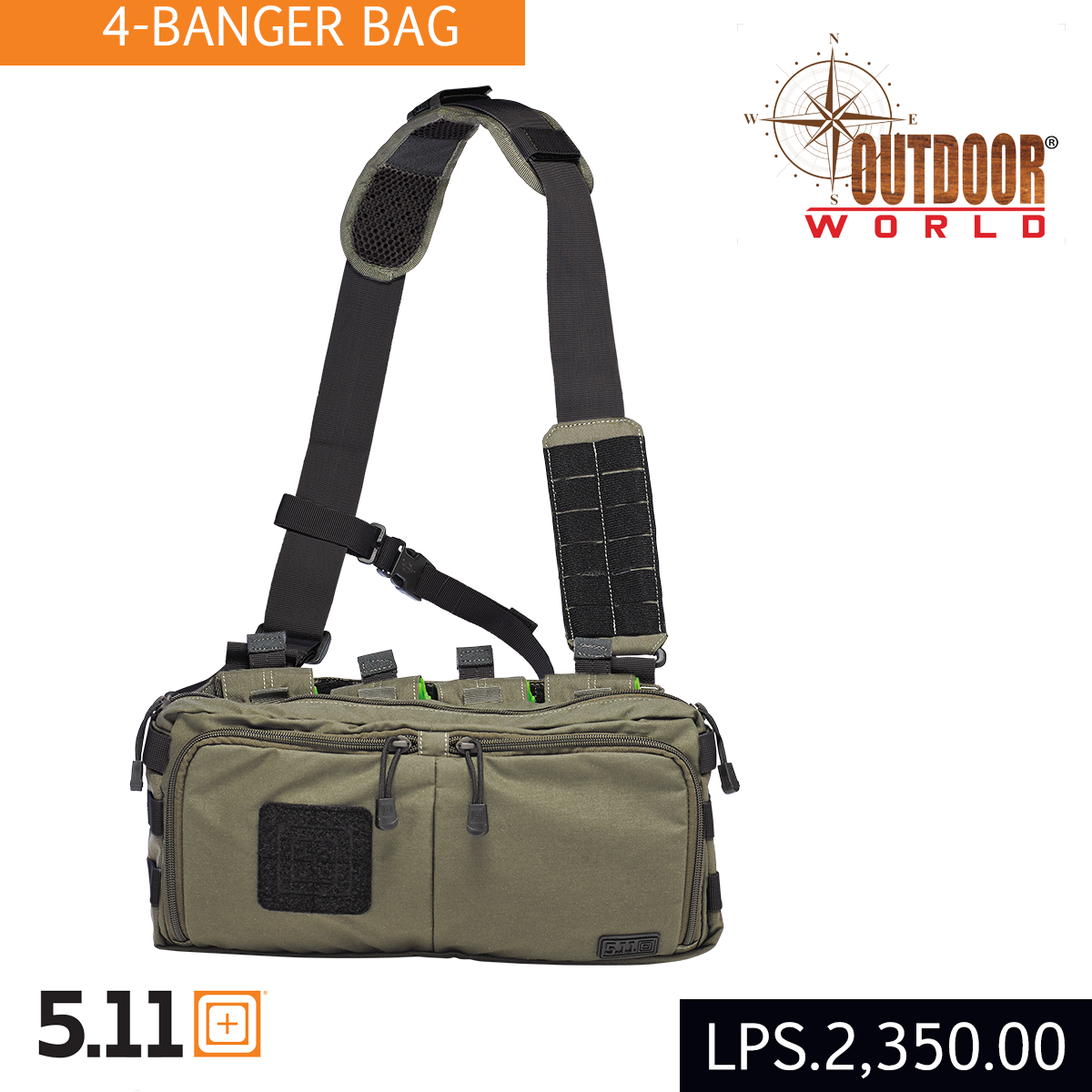 5.11 Tactical #56181 4-BANGER BAG 5L